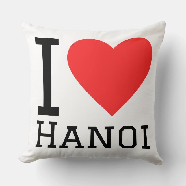 Ich liebe Hanoi  Kissen (Vorderseite)