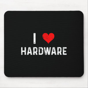 Ich liebe Hardware - Herz Pc Gamer Gaming Build Co Mousepad