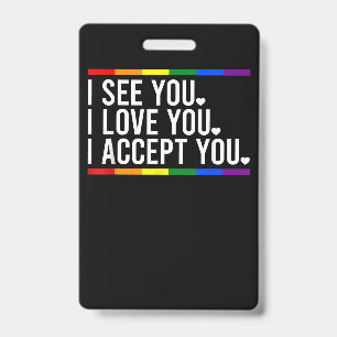 Ich liebe Haunted Mound Lgbt Pride Lgbt Monat Lgbt Ausweis