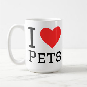 Ich liebe Haustiere Kaffeetasse