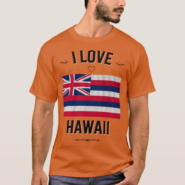 Ich liebe Hawaii T-Shirt (Vorderseite)