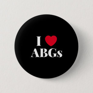 Ich liebe Heart Abgs T Shirt Geschenk Valentinstag Button