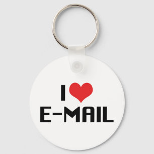 Ich liebe Heart Email Schlüsselanhänger