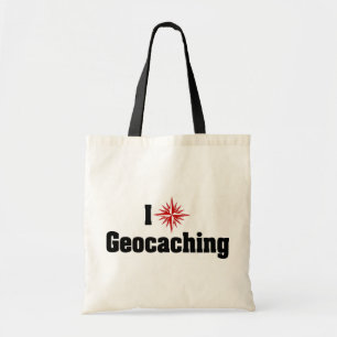 Ich liebe Heart Geocaching - Schatzjäger Tragetasche