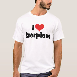 Ich liebe Heart Scorpions T-Shirt