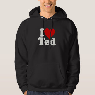 ICH LIEBE HEART TED TEDDY THEODORE HOODIE