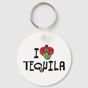Ich liebe Heart Tequila Schlüsselanhänger