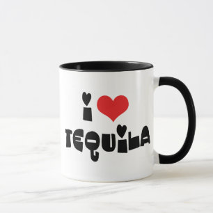 Ich liebe Heart Tequila Tasse