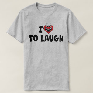 Ich liebe Heart To Laugh - Stand-Up-Comedy-Fan T-Shirt