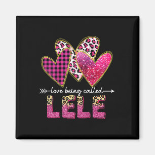 Ich Liebe heißt Lele Oma Valentine Mütter Magnet