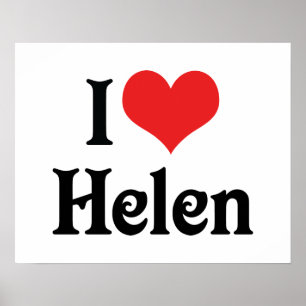 Ich liebe Helen Poster
