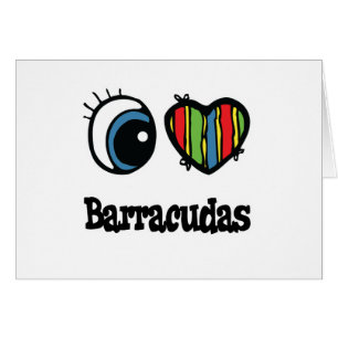Ich liebe (Herz) Barrakudas