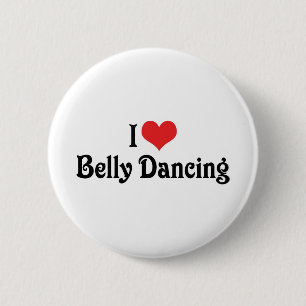 Ich liebe Herz Bauchtanz Button