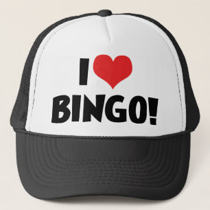 Ich Liebe Herz Bingo! - Bingo Lovers Truckerkappe