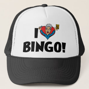 Ich Liebe Herz Bingo! - Bingo Lovers Truckerkappe
