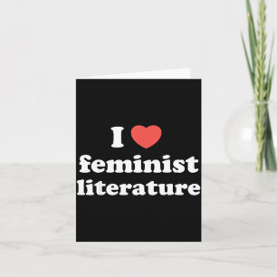 Ich liebe Herz Feministische Literatur Karte