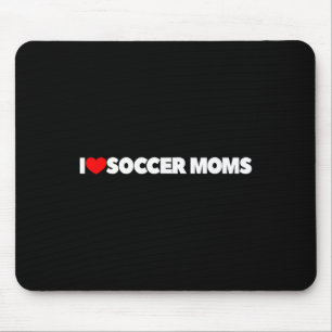 Ich liebe (Herz) Fußball-Mamas Mousepad