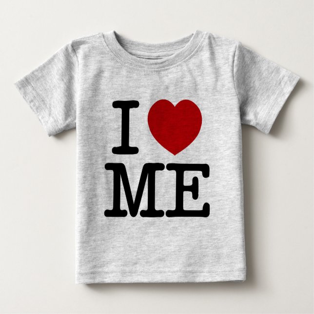 Ich Liebe Herz Ich selbst Wertschätzung Selbstvert Baby T-shirt (Vorderseite)