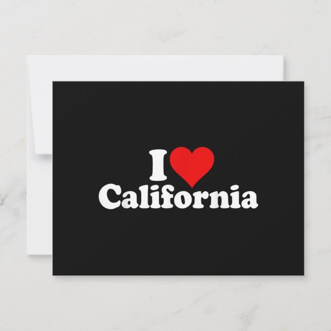ICH LIEBE HERZ KALIFORNIA CALI STAAT (Vorderseite)
