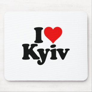 Ich liebe Herz Kiew Kiev Ukraine Ukr Mousepad