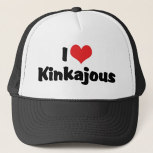 Ich liebe Herz-Kinkajous Truckerkappe