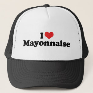 Ich liebe Herz Mayo - Mayonnaise Liebhaber Truckerkappe