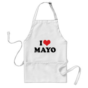 Ich liebe Herz Mayonnaise - Mayonnaise Liebhaber Schürze
