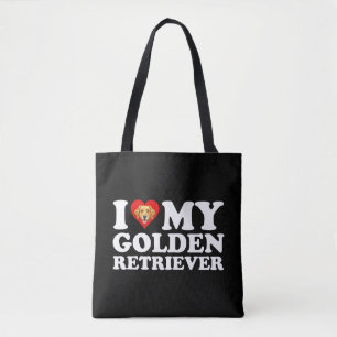 Ich liebe (Herz) meinen Golden Retriever