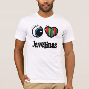Ich liebe (Herz) Pekaris T-Shirt