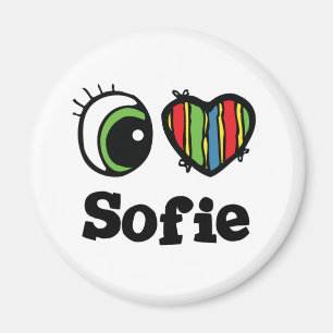 Ich liebe (Herz) Sofie Magnet