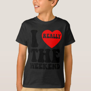 Ich liebe Herz-Wochenende Lustige Camping-Paar-Ges T-Shirt