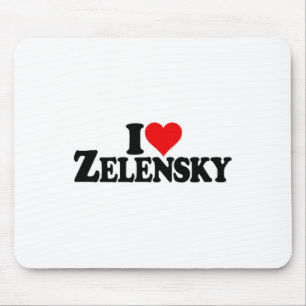 Ich liebe Herz Zelensky Wolodymyr Ukraine Ukr 1 Mousepad