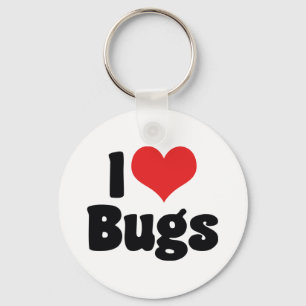 Ich liebe Herzinsekten - Insekten Entomologe Schlüsselanhänger