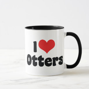 Ich liebe Herzotter Tasse