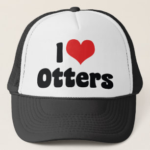 Ich liebe Herzotter Truckerkappe