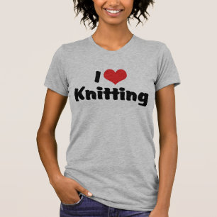Ich liebe Herzstricken T-Shirt