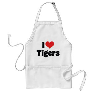 Ich liebe Herztiger - Tigerliebhaber Schürze