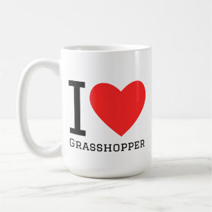 Ich liebe Heuschrecke Kaffeetasse