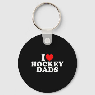 Ich liebe Hockey-Väter Schlüsselanhänger