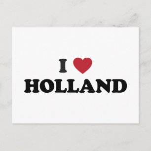 Ich liebe Holland Postkarte