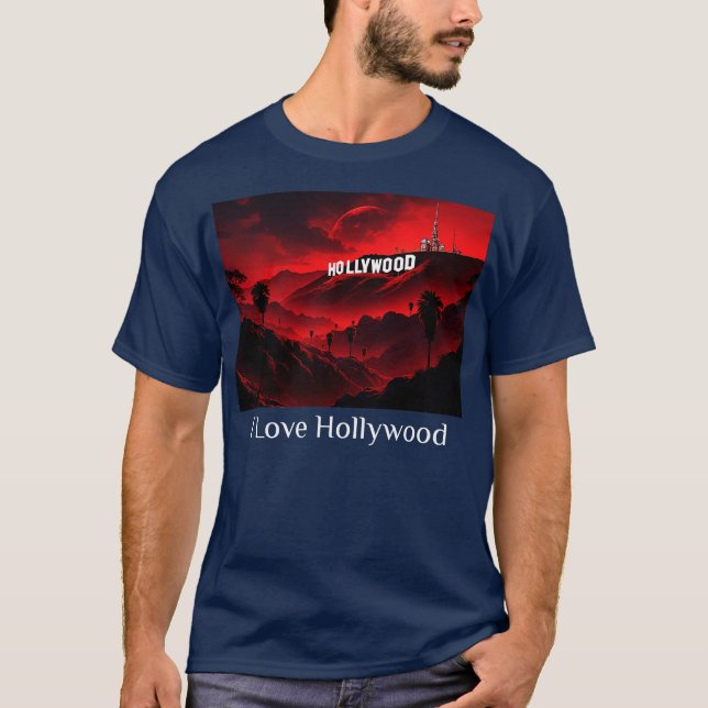 Ich liebe Hollywood T-Shirt (Vorderseite)