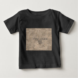 Ich liebe Holz, das braun wird Hakuna Matata Baby T-shirt