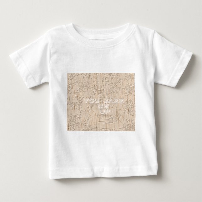 Ich Liebe Holz wird braun Hakuna Matata Baby T-shirt (Vorderseite)
