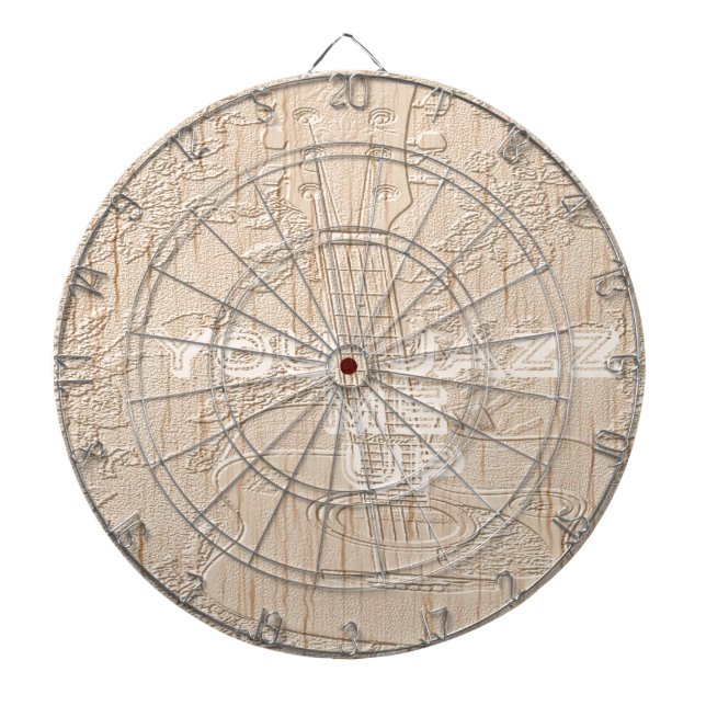 Ich Liebe Holz wird braun Hakuna Matata Dartscheibe (vorne)