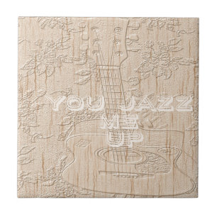 Ich Liebe Holz wird braun Hakuna Matata Fliese