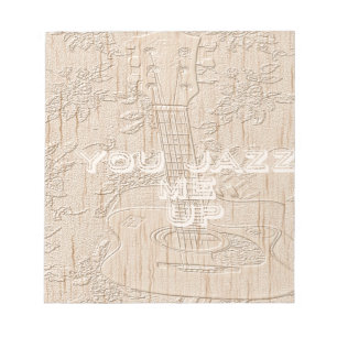 Ich Liebe Holz wird braun Hakuna Matata Notizblock