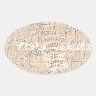 Ich Liebe Holz wird braun Hakuna Matata Ovaler Aufkleber