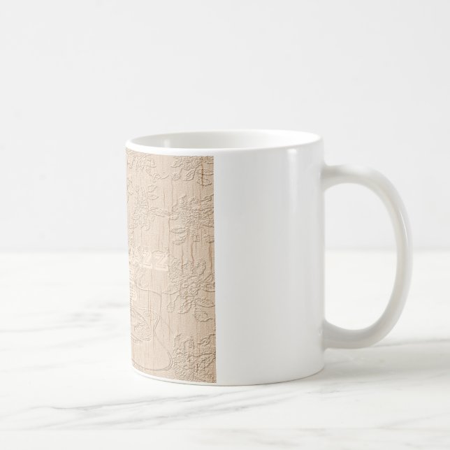 Ich Liebe Holz wird braun Hakuna Matata Tasse (Rechts)