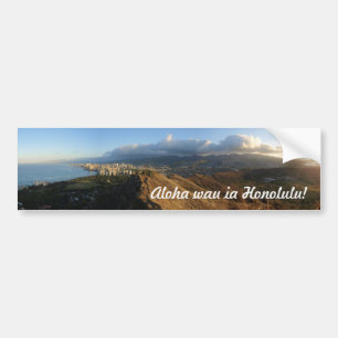 "Ich Liebe Honolulu!" Autoaufkleber