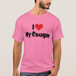 Ich Liebe höre mein Cougar T-Shirt